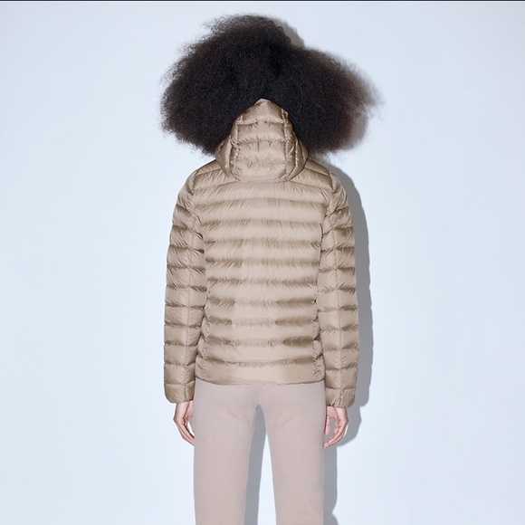 TNA Super Lite Packable Goose Down Puffer in Modern Taupel - Picture 2 of 14